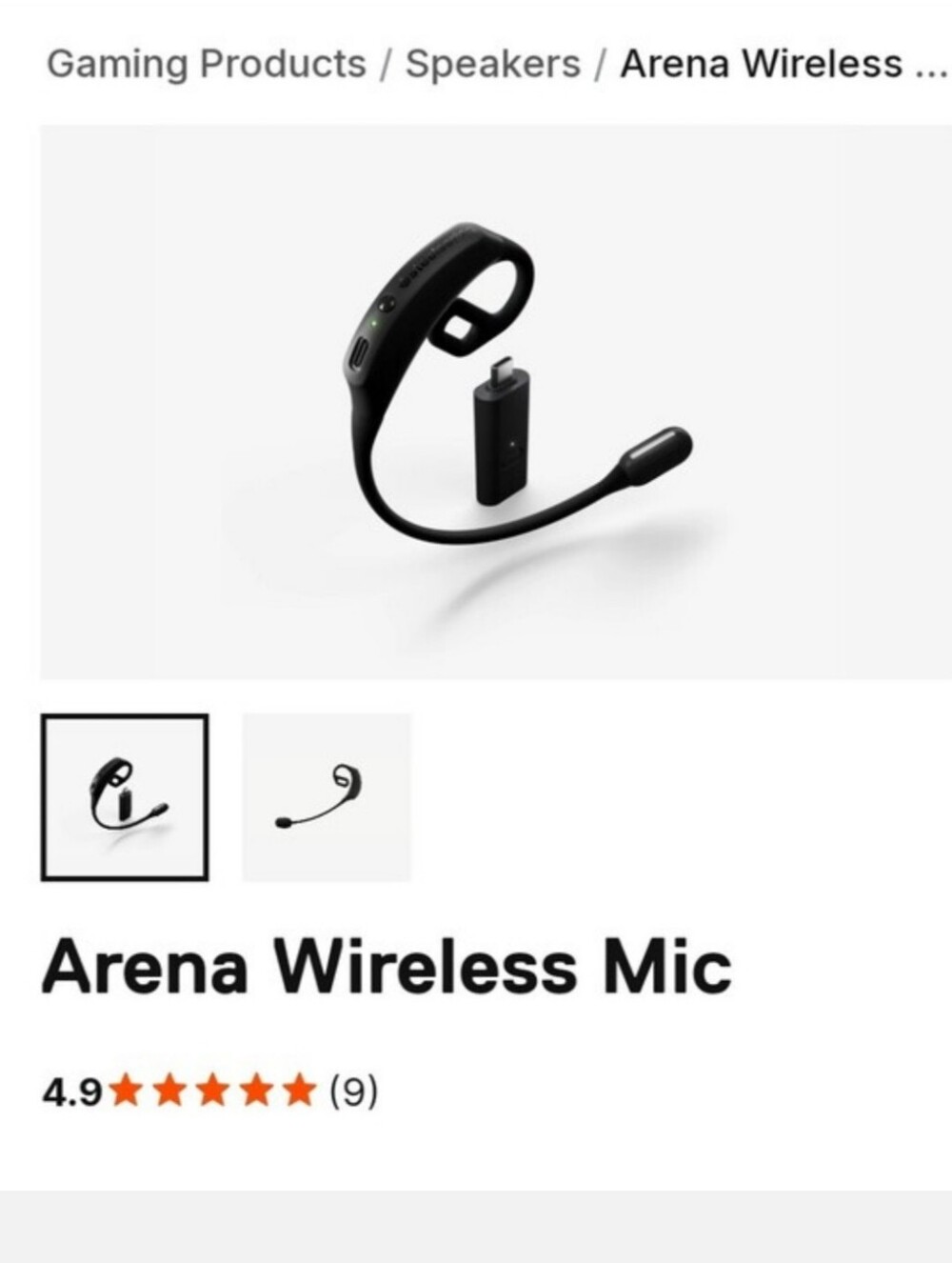 Steelseries Arena Wireless Mic